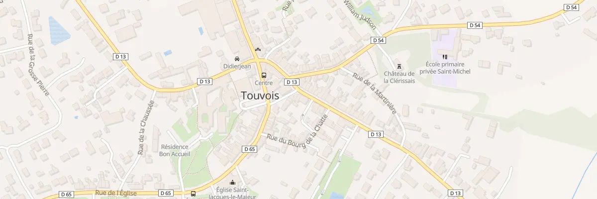 Plan du 8 Rue de Verdun à Touvois