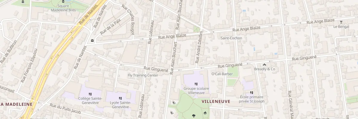 Plan du 27B Rue Alain Bouchart à Rennes