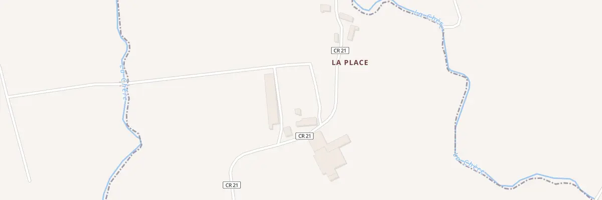 Plan du 3 La Place à Derval