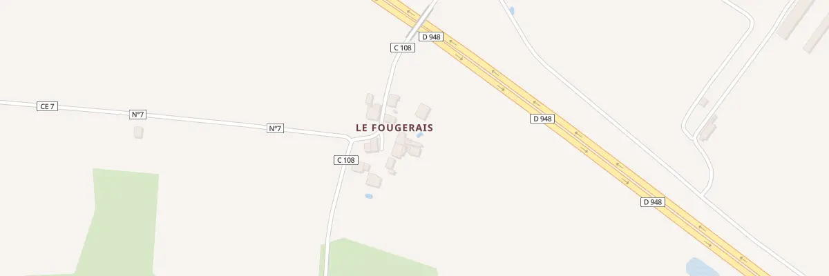 Plan du 128 Le Fougerais à Maché