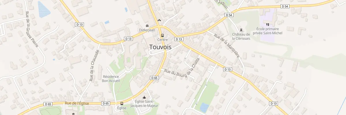 Plan du 2 Rue de Verdun à Touvois