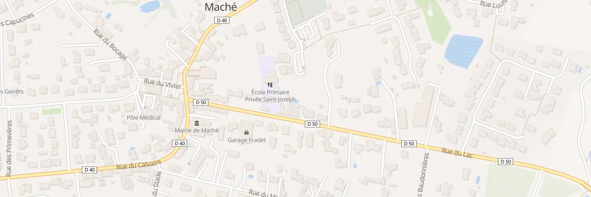Plan du 15 Rue du lac à Maché