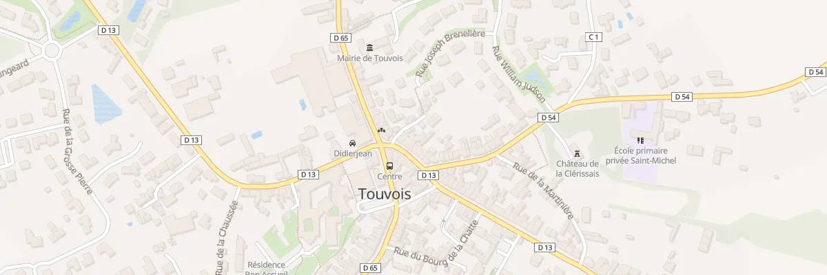 Plan du 7 Rue du Général Charette à Touvois