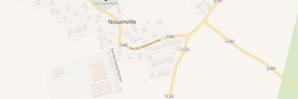 Plan du 9 Rue du Hameau Lucas à Nouainville