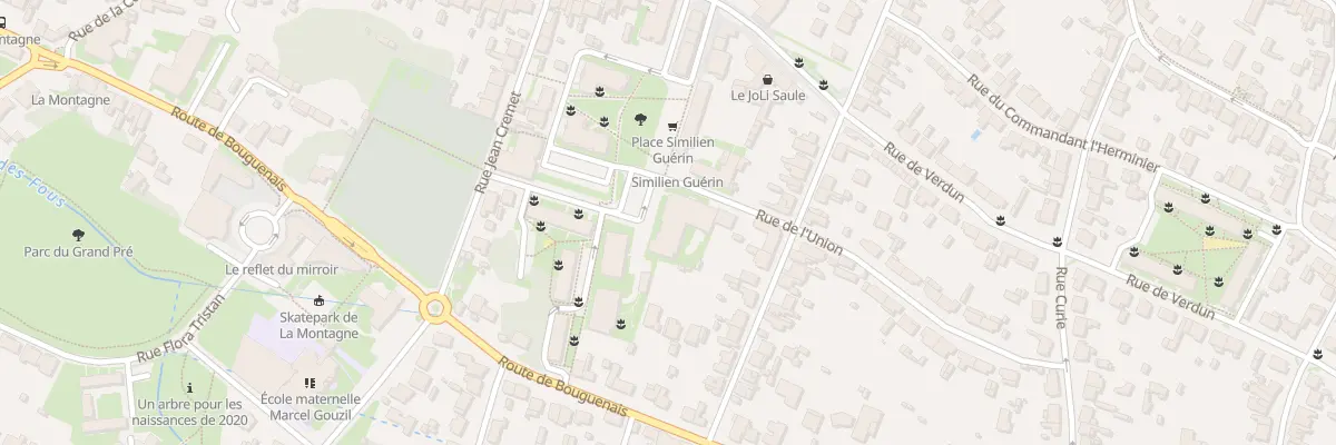 Plan du 5 Pl Similien Guérin à La Montagne