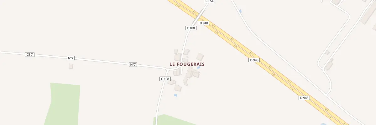 Plan du 152 Le Fougerais à Maché