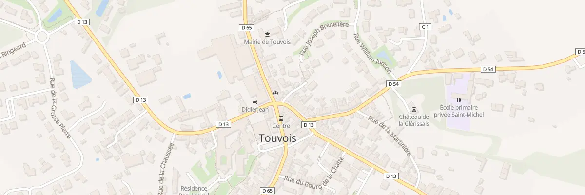 Plan du 3 Rue du Général Charette à Touvois