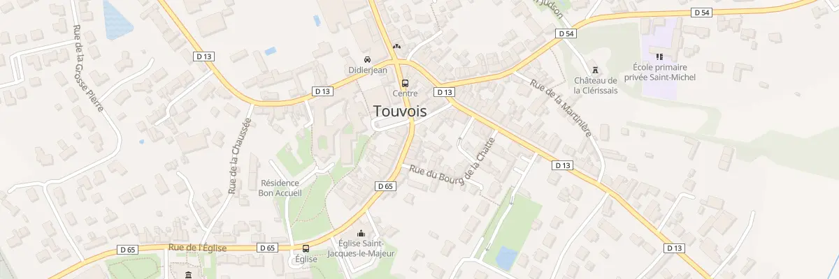 Plan du 1B Rue de l’Eglise à Touvois