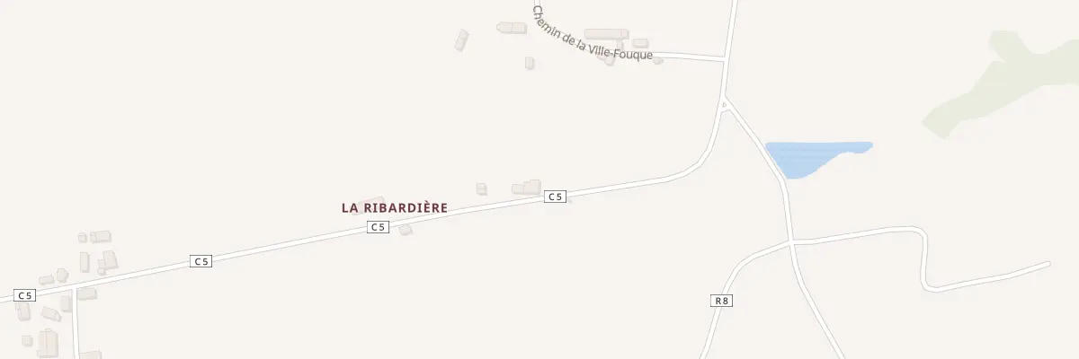 Plan du 90 La Ribardiere à Broualan