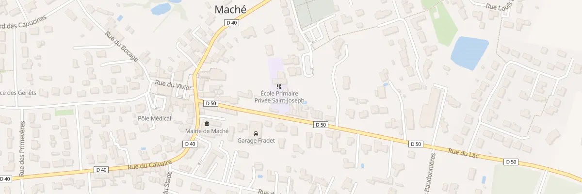Plan du 9 Rue du lac à Maché