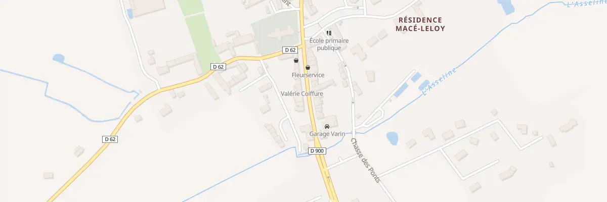 Plan du 8 Le Bourg à Rauville-la-Bigot