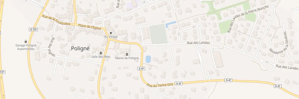 Plan du 23 Rue du Tertre Gris à Poligné