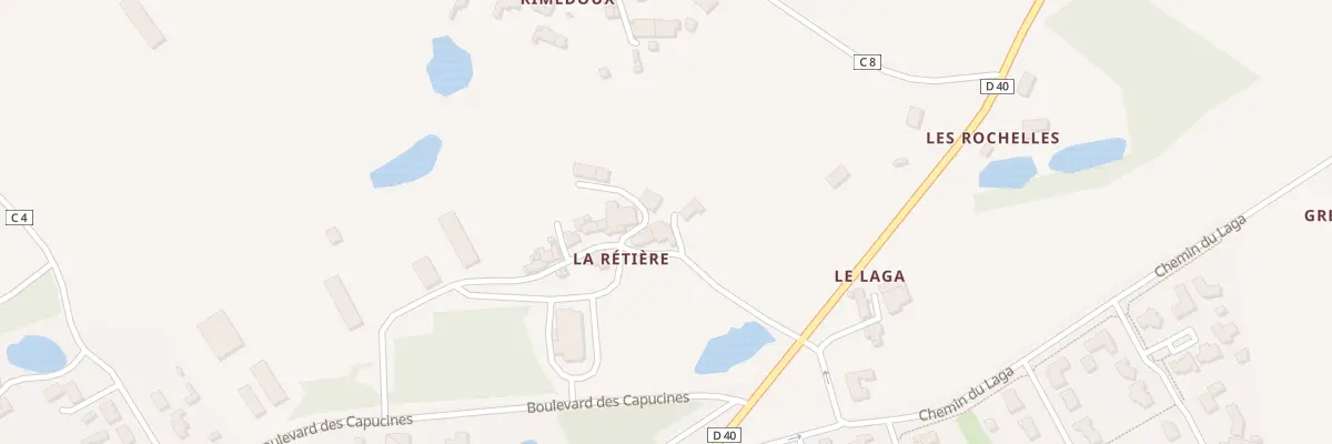 Plan du 12 La Retière à Maché