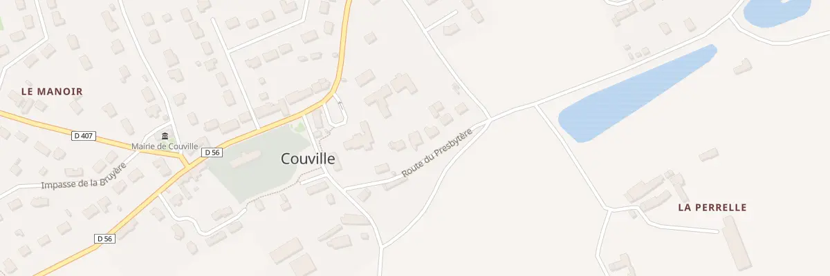 Plan du 5 Route du Presbytere à Couville