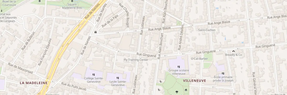 Plan du 35 Rue Lobineau à Rennes