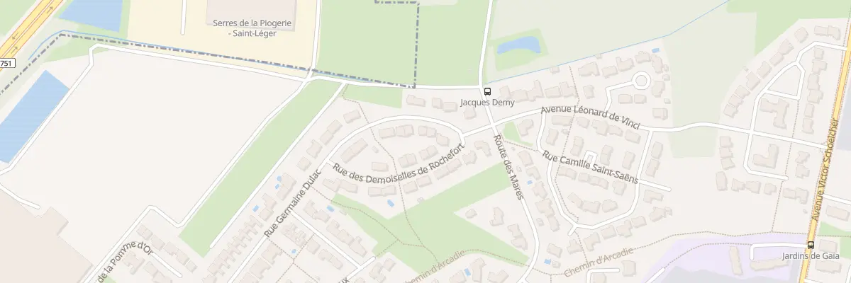 Plan du 5 Rue des Demoiselles de Rochefo à Bouaye