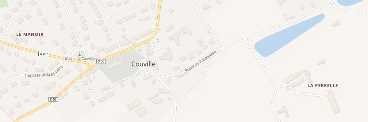 Plan du 3 Route du Presbytere à Couville