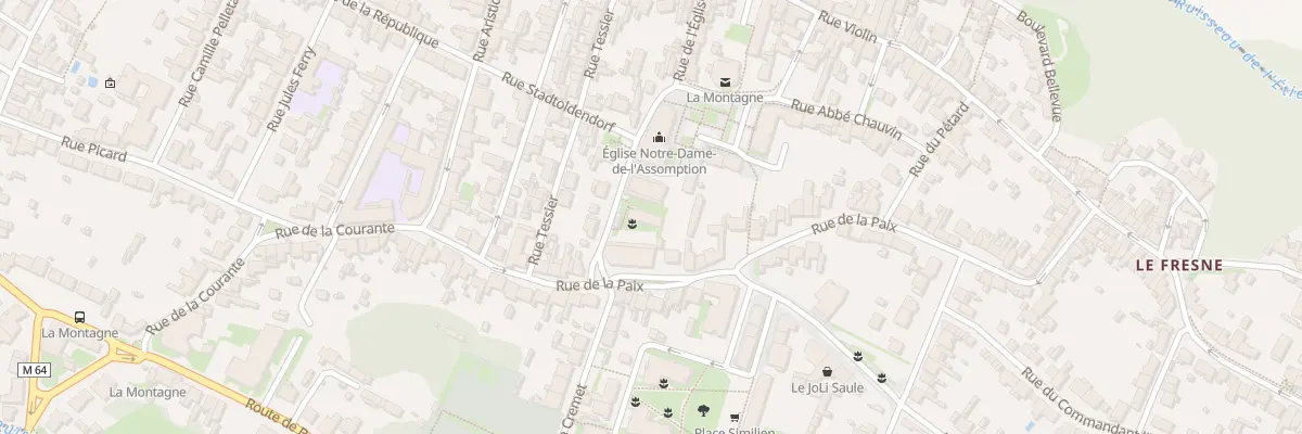 Plan du 11 Rue de l’Eglise à La Montagne