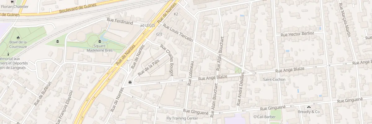 Plan du 26 Rue Lobineau à Rennes