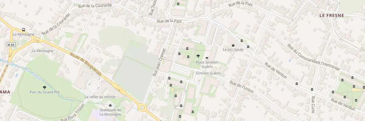 Plan du 4 Pl Similien Guérin à La Montagne