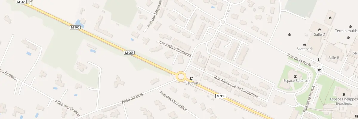 Plan du 1 All Guillaume Apollinaire à Sautron