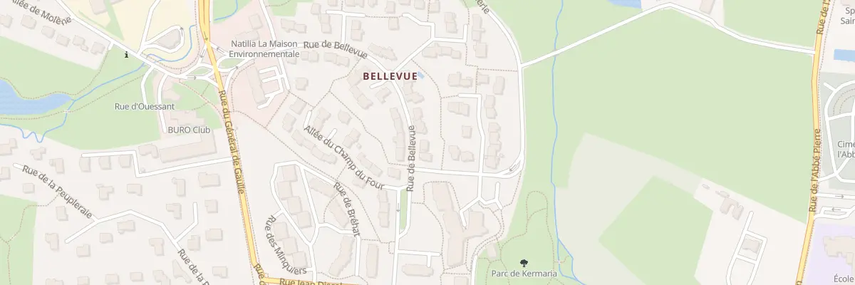 Plan du 18 Rue de Bellevue à Saint-Grégoire