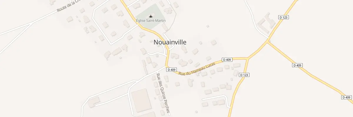Plan du 10 Rue du Hameau Lucas à Nouainville