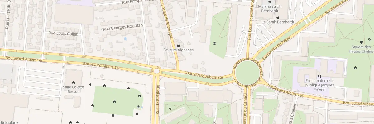 Plan du 105 Rue Le Guen de Kérangal à Rennes