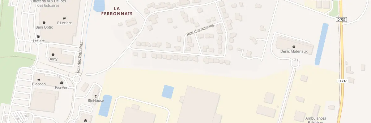 Plan du 38 Rue des Acacias à Bain-de-Bretagne