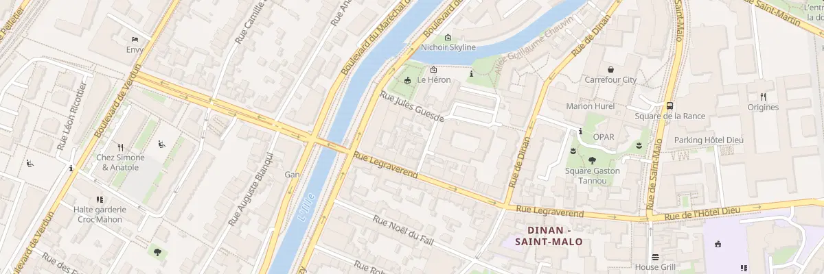 Plan du 7 Rue Jules-Guesde à Gaël