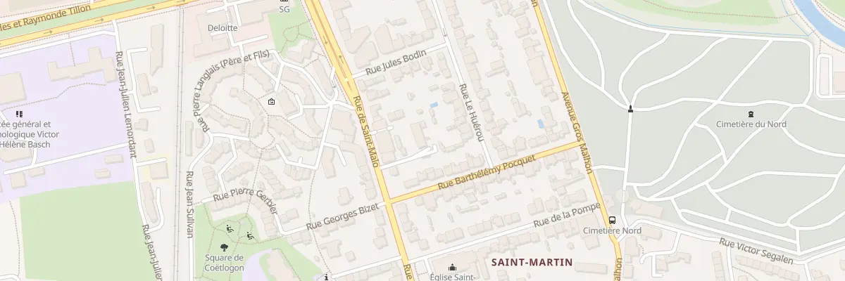 Plan du 226B Rue de Saint-Malo à Rennes