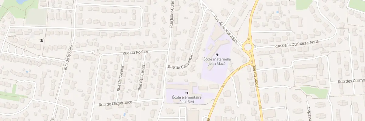 Plan du 1 Rue du Carpental à Couëron