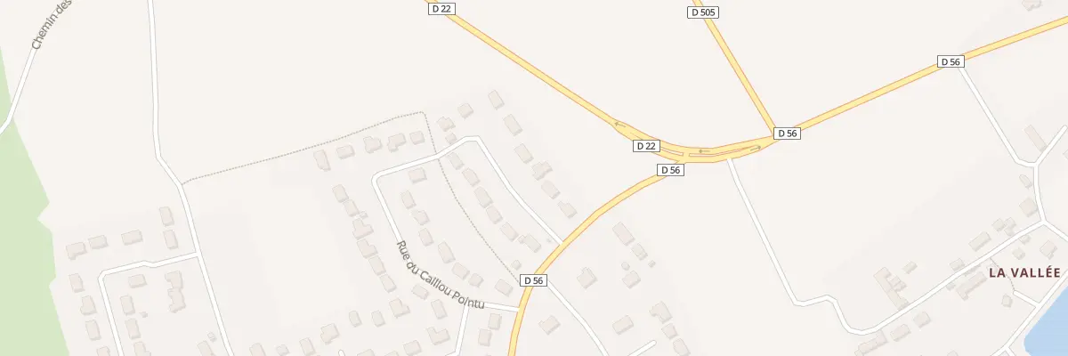 Plan du 6 Rue du Caillou Pointu à Couville