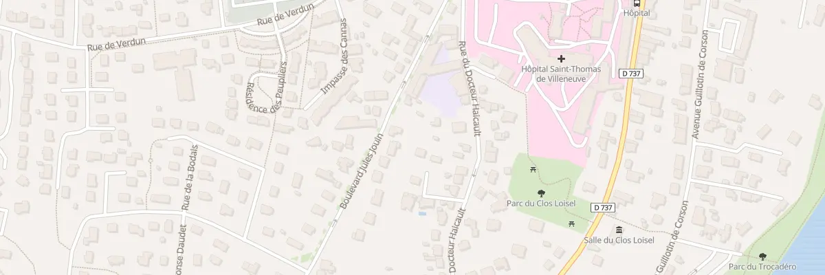 Plan du 11 Bd Jules Jouin à Bain-de-Bretagne