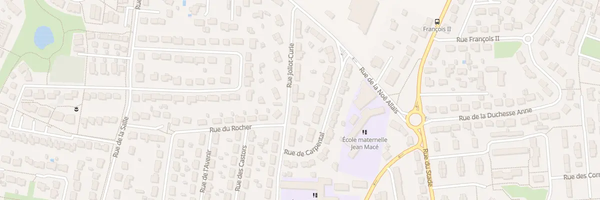 Plan du 10 Rue Joliot Curie à Couëron