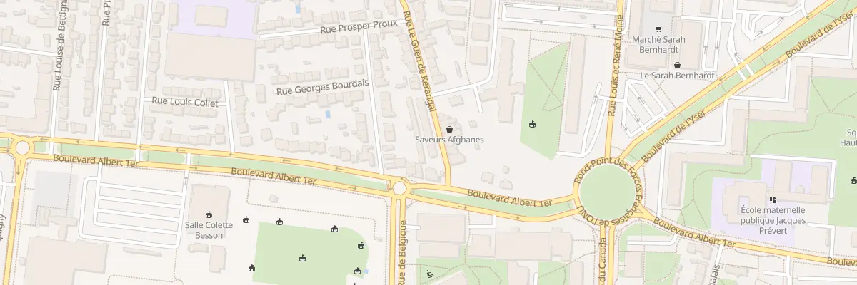 Plan du 94 Rue Le Guen de Kérangal à Rennes