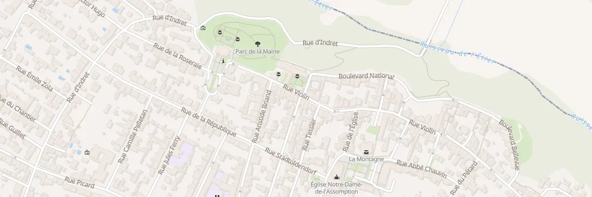 Plan du 2 Rue de la Belgique à La Montagne