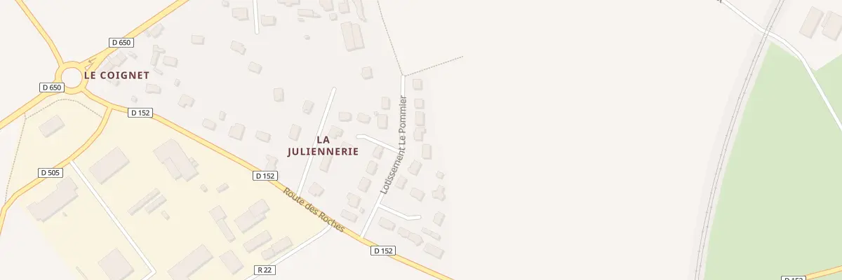 Plan du 22 Le Pommier à Sideville