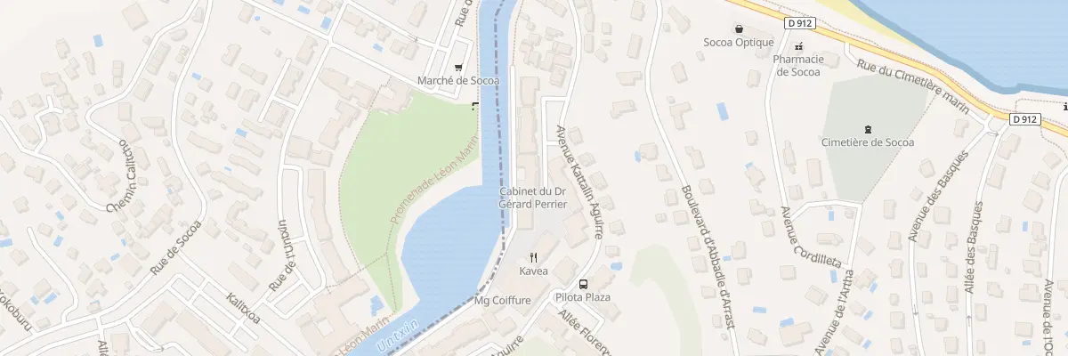 Plan du 2 Pl Koxe Arbiza à Ciboure