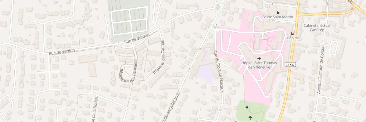 Plan du 12 Bd Jules Jouin à Bain-de-Bretagne