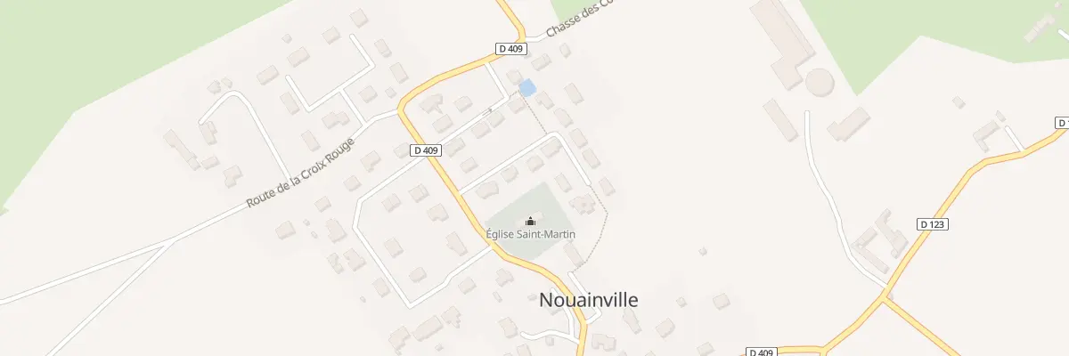 Plan du 6 Rue du Clos à Seigle à Nouainville