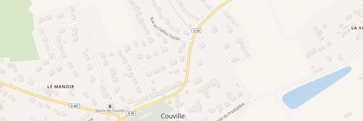 Plan du 33 Rue du Caillou Pointu à Couville