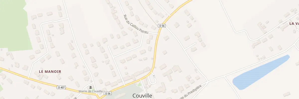 Plan du 33 Rue du Caillou Pointu à Couville
