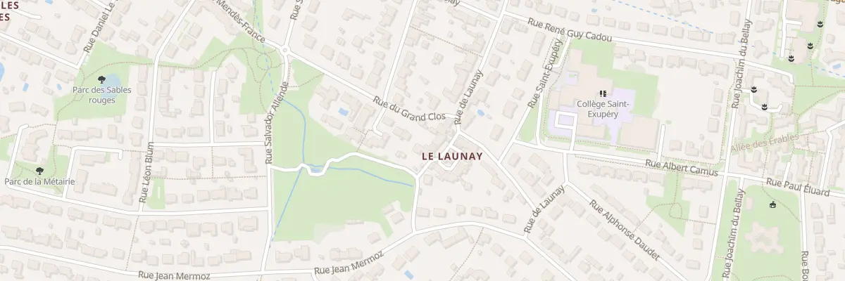 Plan du 36 Rue de Launay à La Montagne