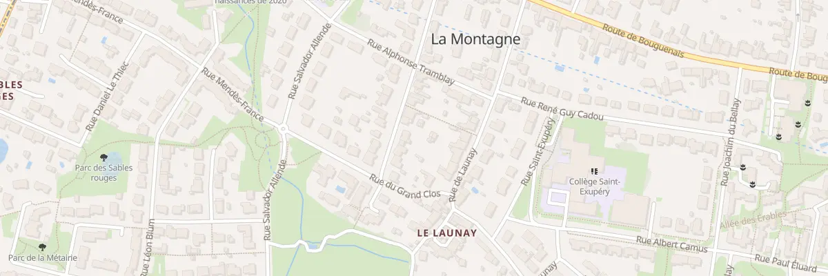 Plan du 21 Rue Edouard Branly à La Montagne