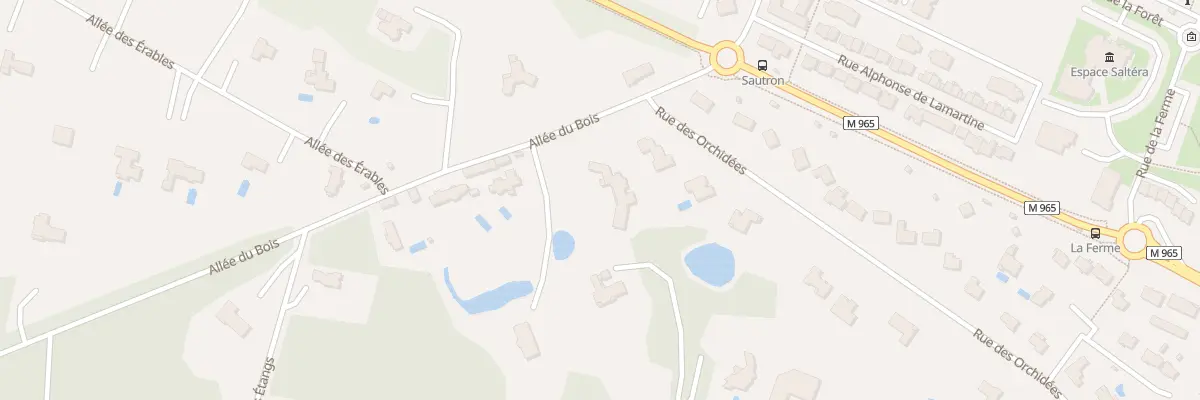 Plan du 1 All du Bois à Sautron