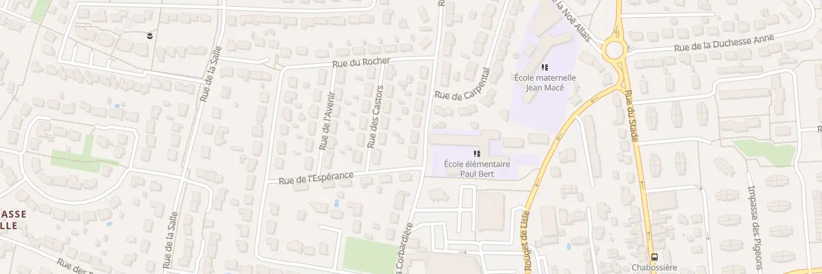 Plan du 3 Rue Joliot Curie à Couëron