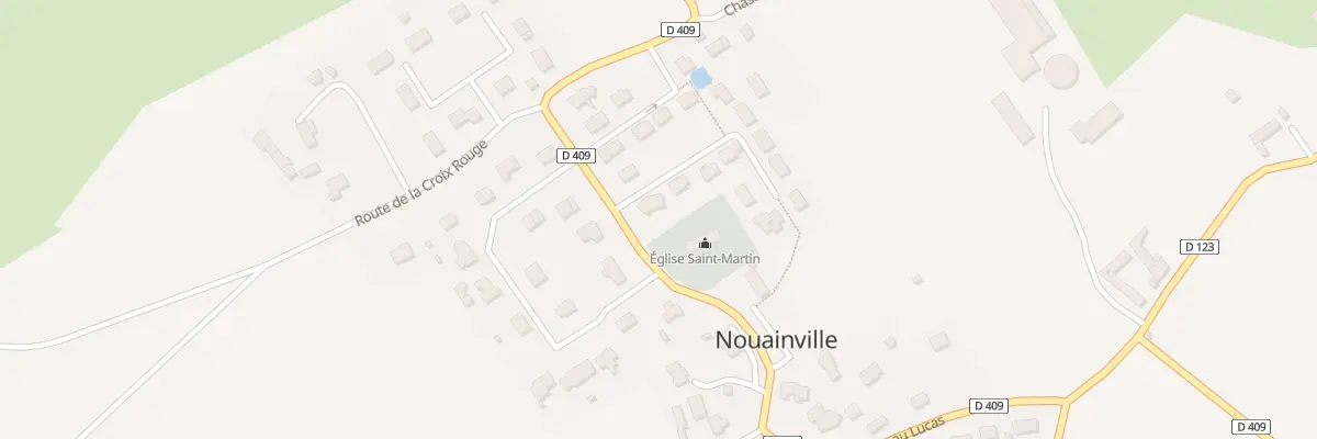 Plan du 2 Rue du Clos à Seigle à Nouainville