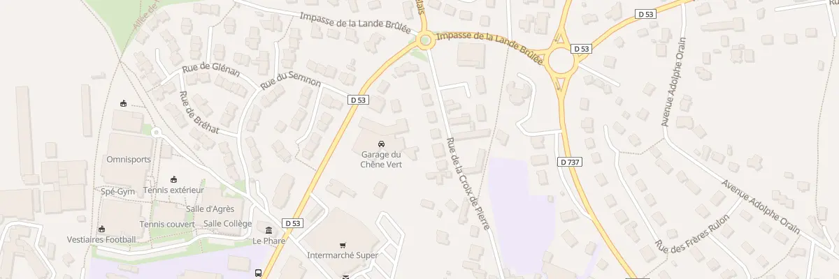 Plan du 41 Rue de la Croix de Pierre à Bain-de-Bretagne