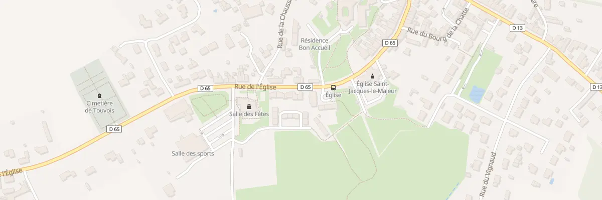 Plan du 25A Rue de l’Eglise à Touvois